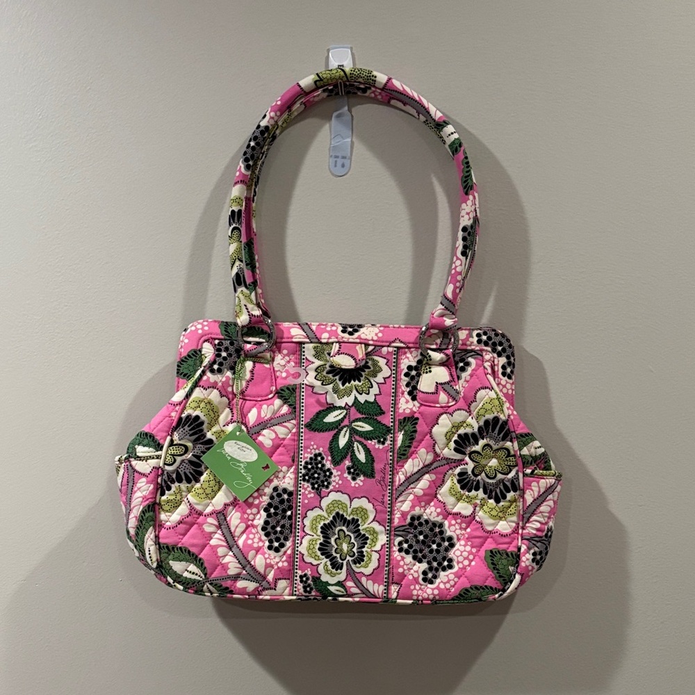 NWT Vera Bradley Frame Shoulder Bag. Pricilla Pink